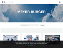 Tablet Screenshot of meyerburger.com